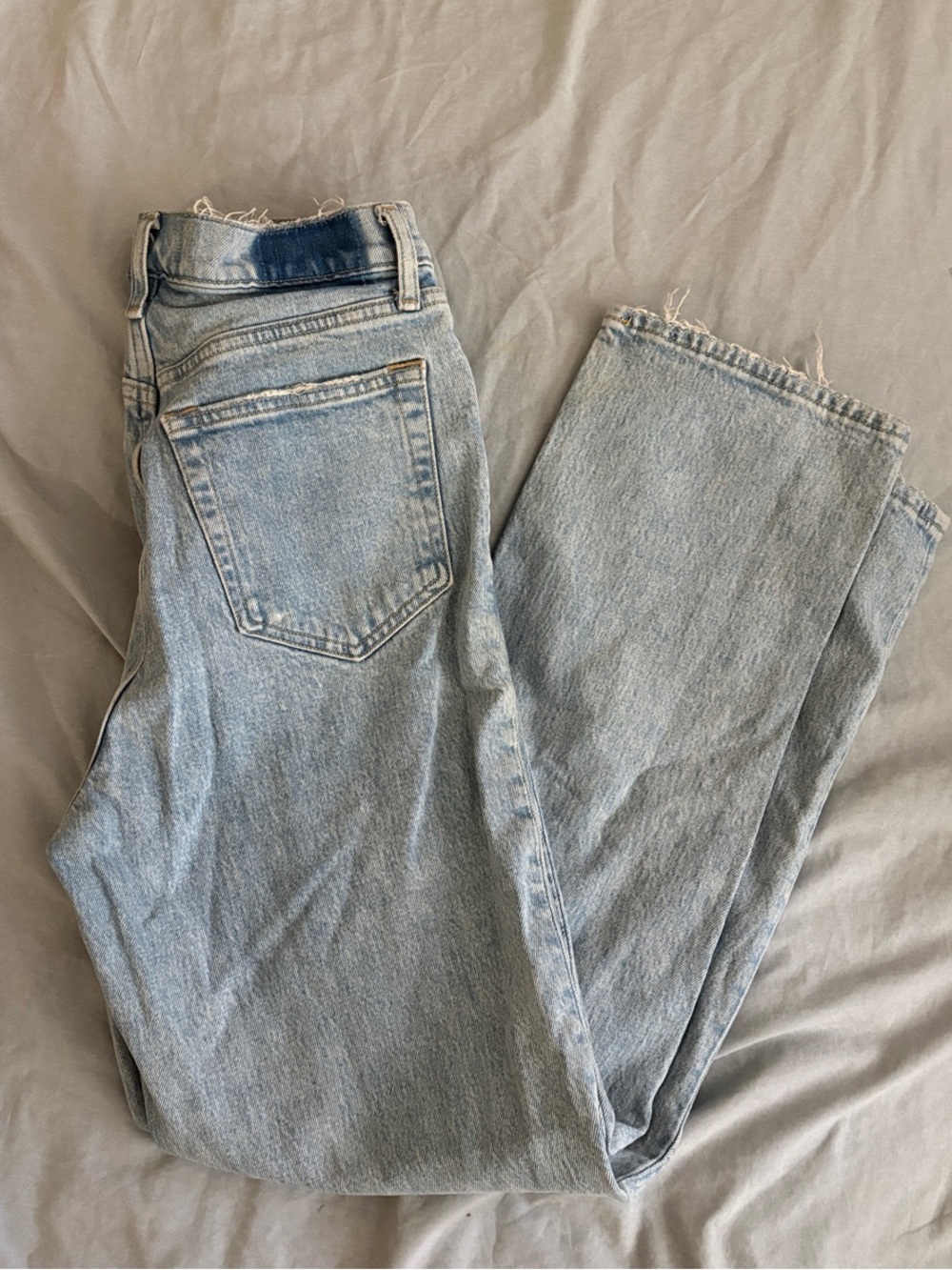 Abercrombie&fitch Light Wash Women's Straight-Leg Jeans